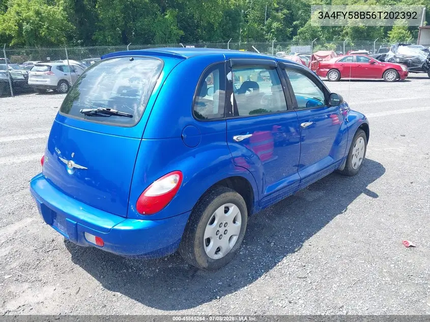 2006 Chrysler Pt Cruiser Touring VIN: 3A4FY58B56T202392 Lot: 45565264
