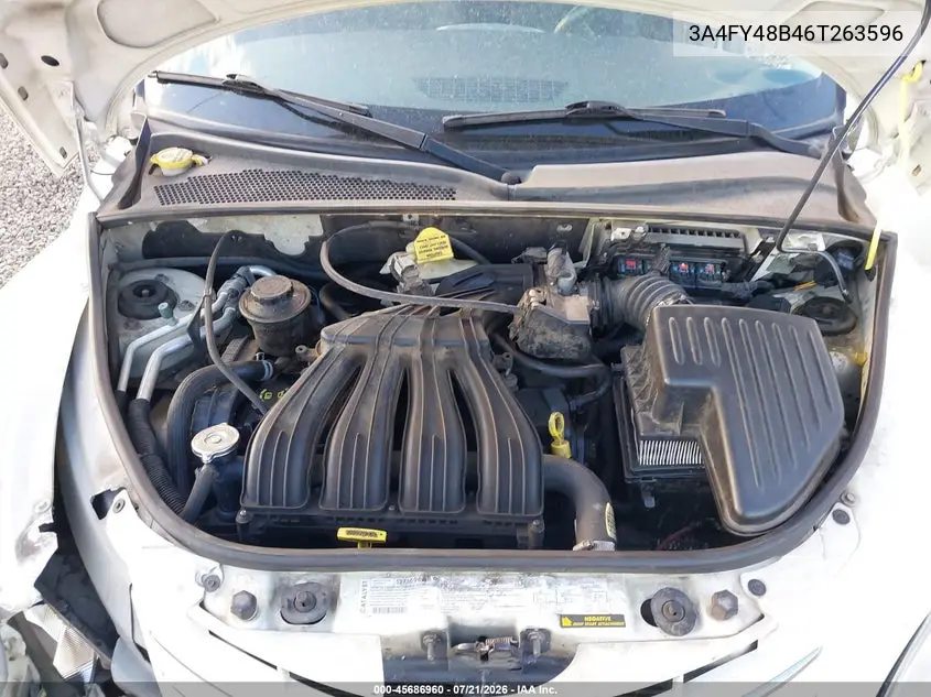 2006 Chrysler Pt Cruiser VIN: 3A4FY48B46T263596 Lot: 45686960