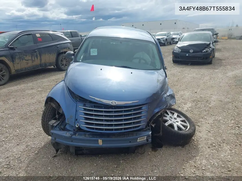 2007 Chrysler Pt Cruiser VIN: 3A4FY48B67T555834 Lot: 12615745