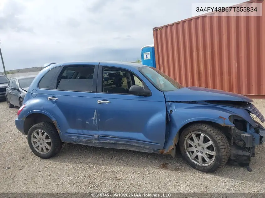 2007 Chrysler Pt Cruiser VIN: 3A4FY48B67T555834 Lot: 12615745