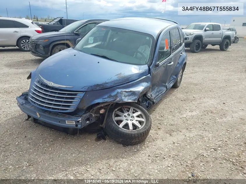 2007 Chrysler Pt Cruiser VIN: 3A4FY48B67T555834 Lot: 12615745