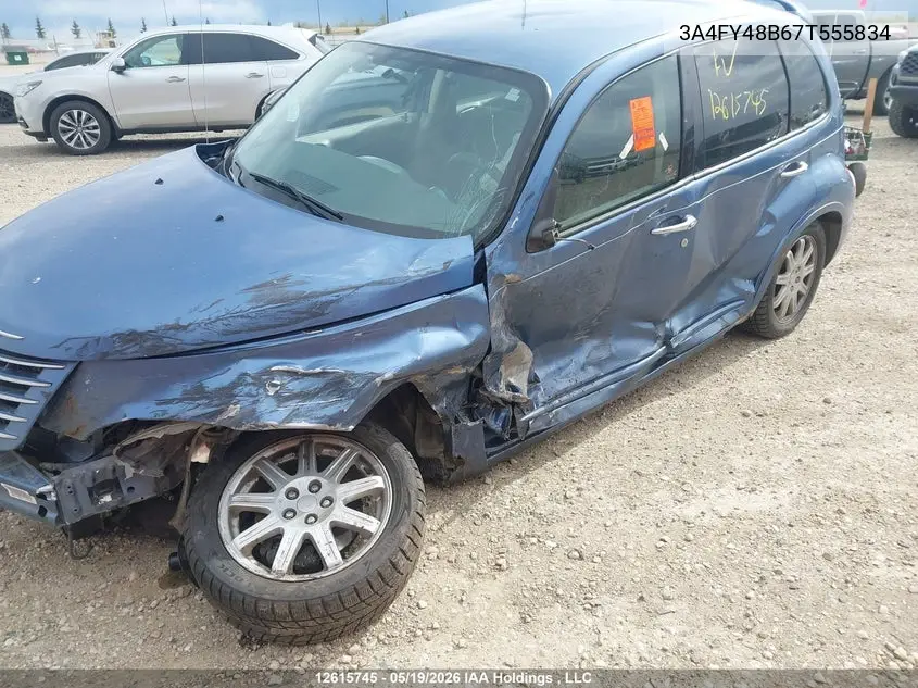 2007 Chrysler Pt Cruiser VIN: 3A4FY48B67T555834 Lot: 12615745