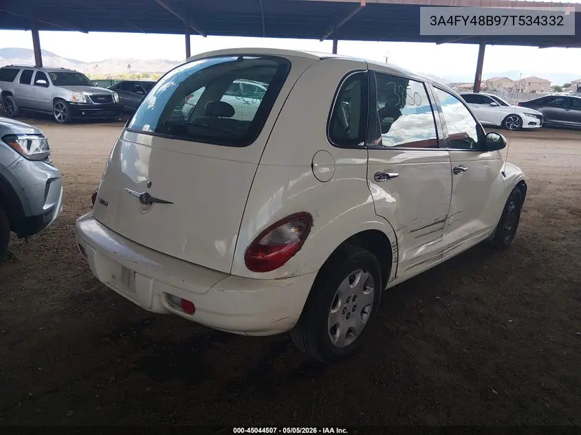 2007 Chrysler Pt Cruiser VIN: 3A4FY48B97T534332 Lot: 45044507