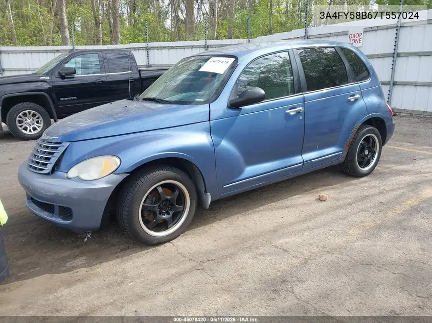 2007 Chrysler Pt Cruiser Touring VIN: 3A4FY58B67T557024 Lot: 45078420