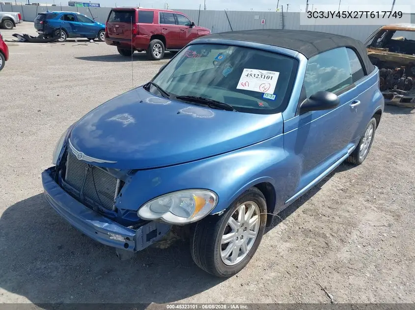 2007 Chrysler Pt Cruiser VIN: 3C3JY45X27T617749 Lot: 45323101