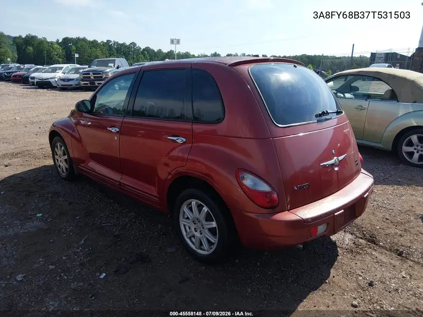 2007 Chrysler Pt Cruiser Limited VIN: 3A8FY68B37T531503 Lot: 45558148