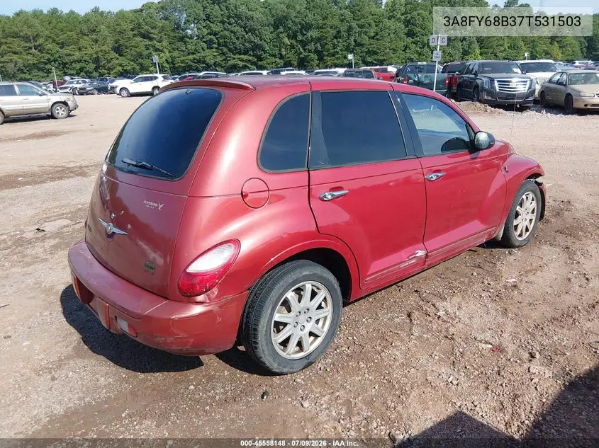 2007 Chrysler Pt Cruiser Limited VIN: 3A8FY68B37T531503 Lot: 45558148