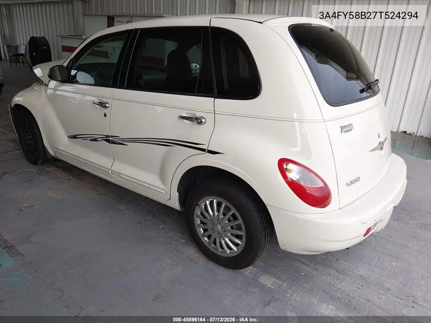 2007 Chrysler Pt Cruiser Touring VIN: 3A4FY58B27T524294 Lot: 45596164