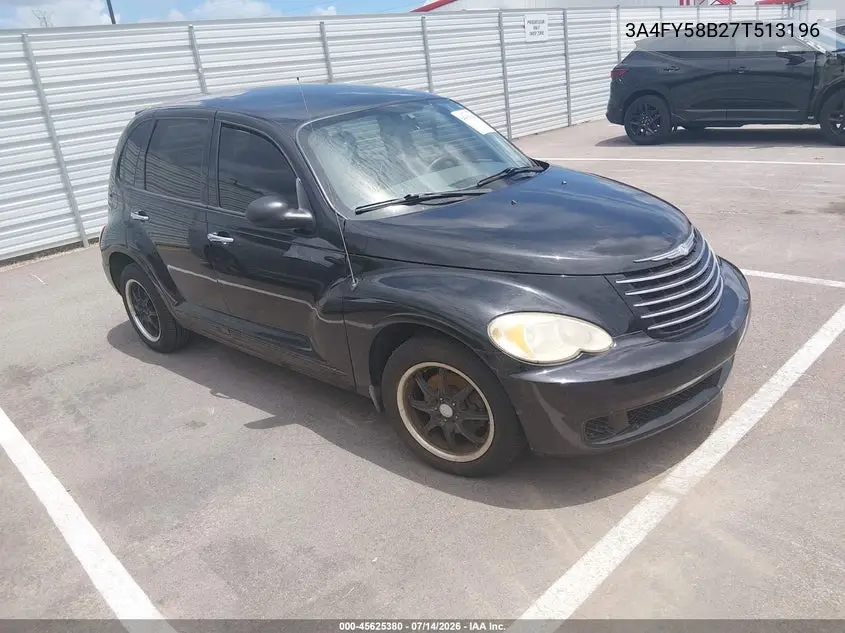 2007 Chrysler Pt Cruiser Touring VIN: 3A4FY58B27T513196 Lot: 45625380