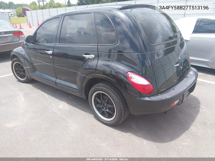 2007 Chrysler Pt Cruiser Touring VIN: 3A4FY58B27T513196 Lot: 45625380