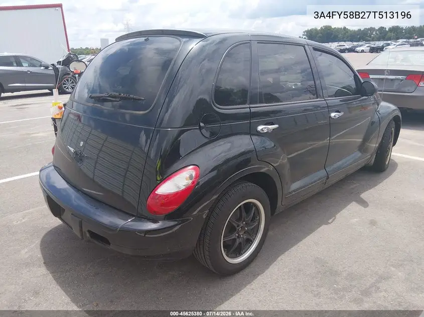 2007 Chrysler Pt Cruiser Touring VIN: 3A4FY58B27T513196 Lot: 45625380