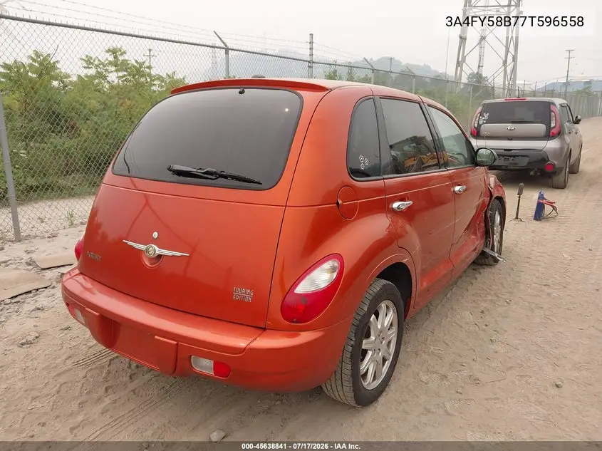 2007 Chrysler Pt Cruiser Touring VIN: 3A4FY58B77T596558 Lot: 45638841