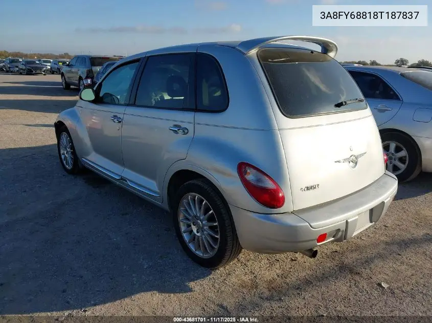 3A8FY68818T187837 2008 Chrysler Pt Cruiser Limited