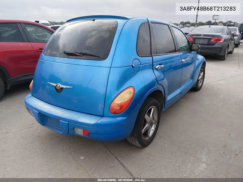 2008 Chrysler Pt Cruiser Lx VIN: 3A8FY48B68T213283 Lot: 45140080