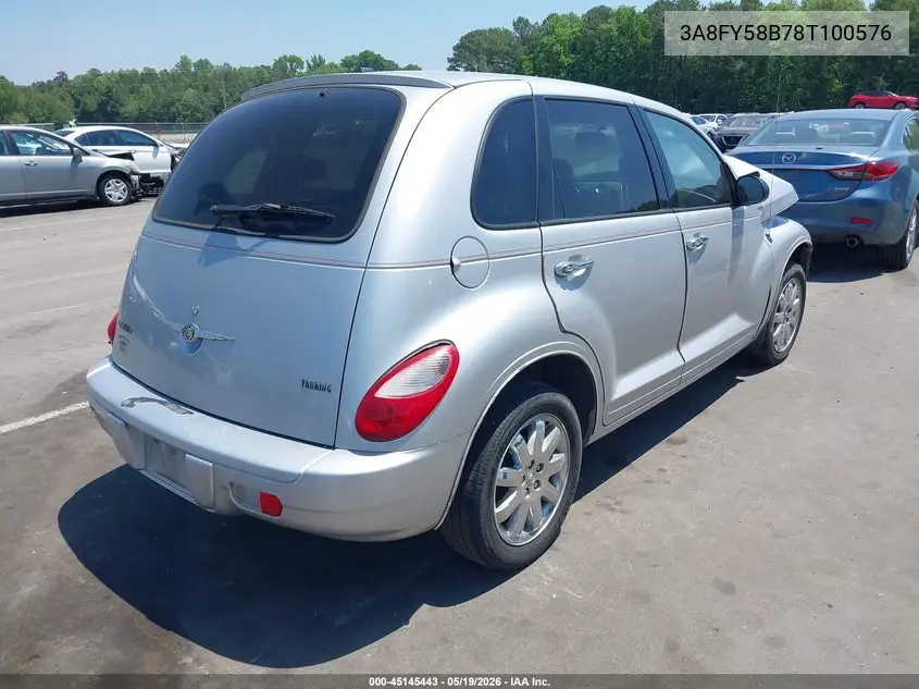 2008 Chrysler Pt Cruiser Touring VIN: 3A8FY58B78T100576 Lot: 45145443