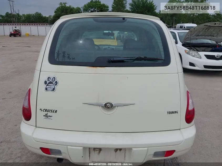 2008 Chrysler Pt Cruiser Touring VIN: 3A8FY58B48T168818 Lot: 45167239