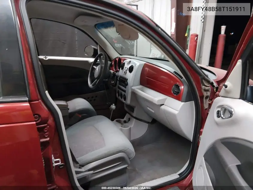 2008 Chrysler Pt Cruiser Lx VIN: 3A8FY48B58T151911 Lot: 45230386