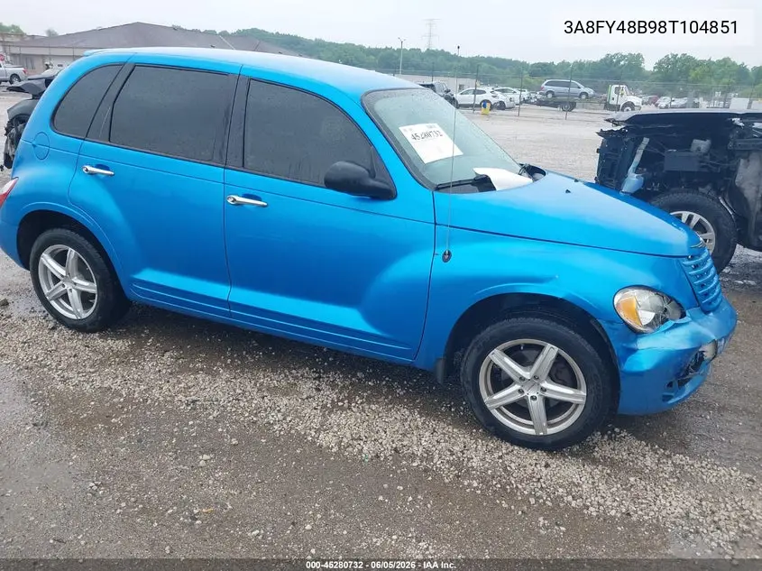 2008 Chrysler Pt Cruiser Lx VIN: 3A8FY48B98T104851 Lot: 45280732