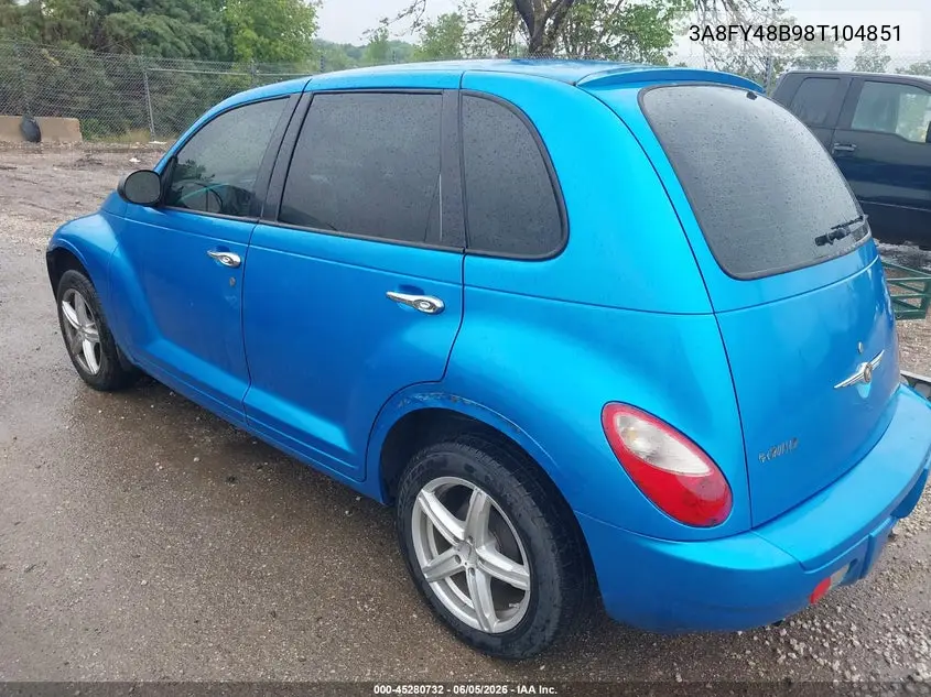 2008 Chrysler Pt Cruiser Lx VIN: 3A8FY48B98T104851 Lot: 45280732