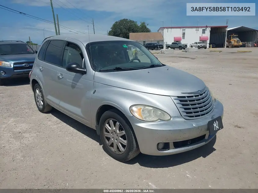 2008 Chrysler Pt Cruiser Touring VIN: 3A8FY58B58T103492 Lot: 45308962