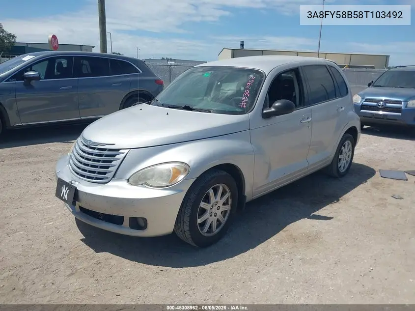 2008 Chrysler Pt Cruiser Touring VIN: 3A8FY58B58T103492 Lot: 45308962