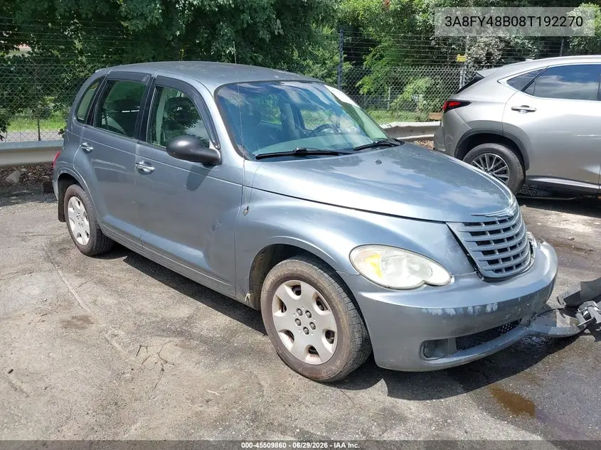 2008 Chrysler Pt Cruiser Lx VIN: 3A8FY48B08T192270 Lot: 45509860