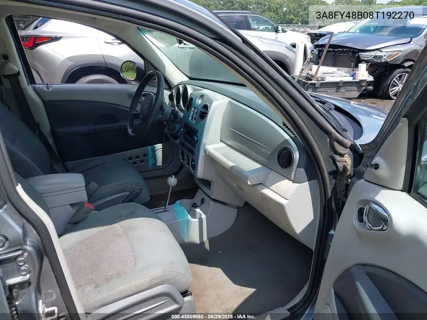 2008 Chrysler Pt Cruiser Lx VIN: 3A8FY48B08T192270 Lot: 45509860