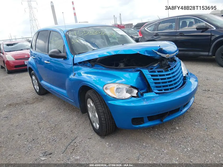 2008 Chrysler Pt Cruiser Lx VIN: 3A8FY48B28T153695 Lot: 45553524