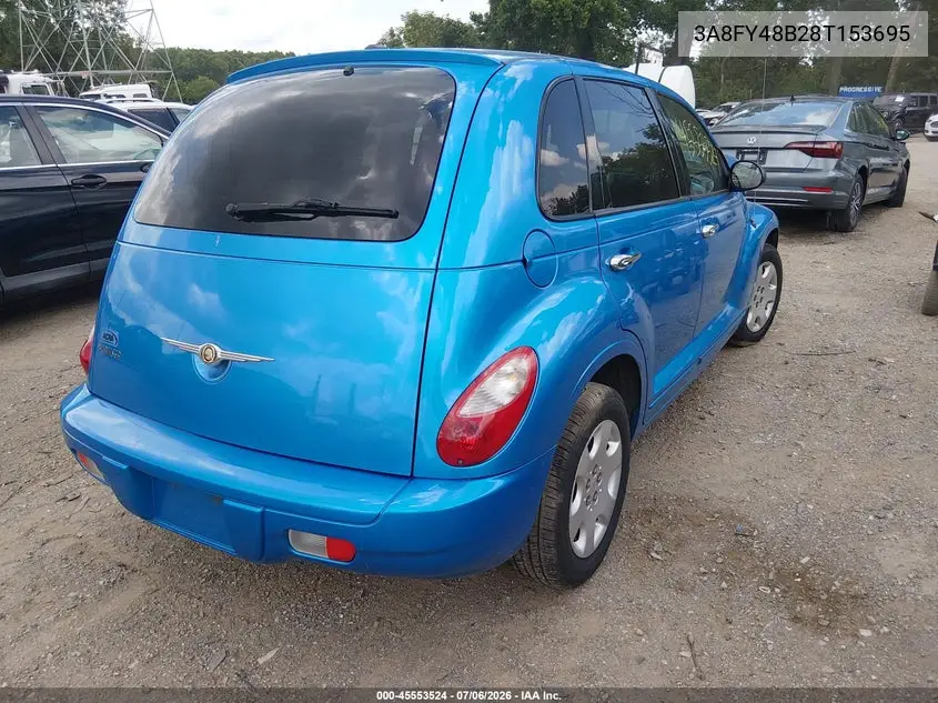 2008 Chrysler Pt Cruiser Lx VIN: 3A8FY48B28T153695 Lot: 45553524
