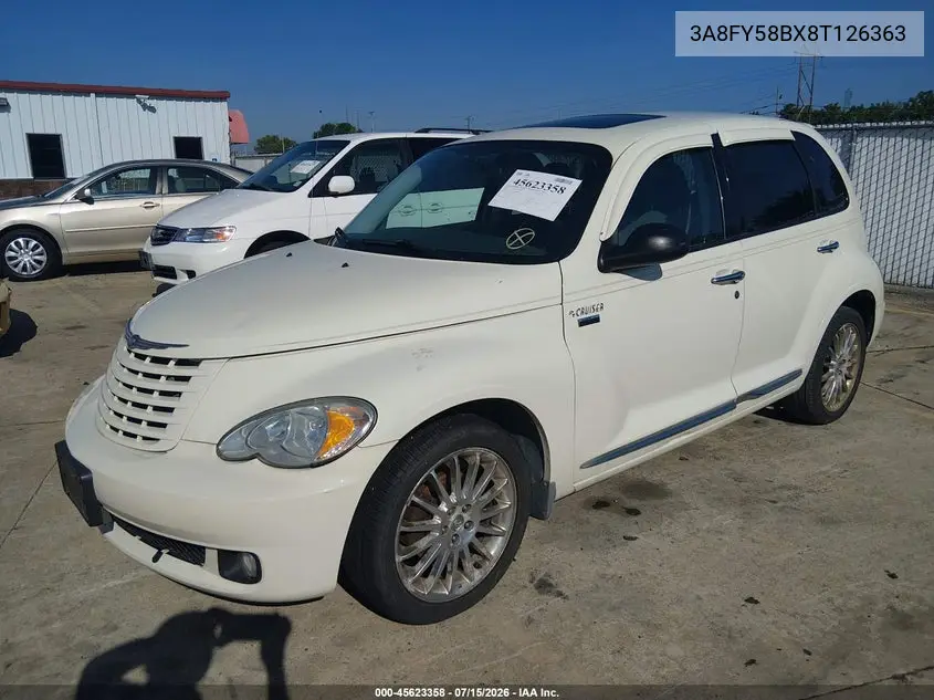 2008 Chrysler Pt Cruiser Touring VIN: 3A8FY58BX8T126363 Lot: 45623358