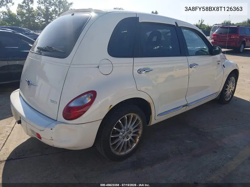 2008 Chrysler Pt Cruiser Touring VIN: 3A8FY58BX8T126363 Lot: 45623358