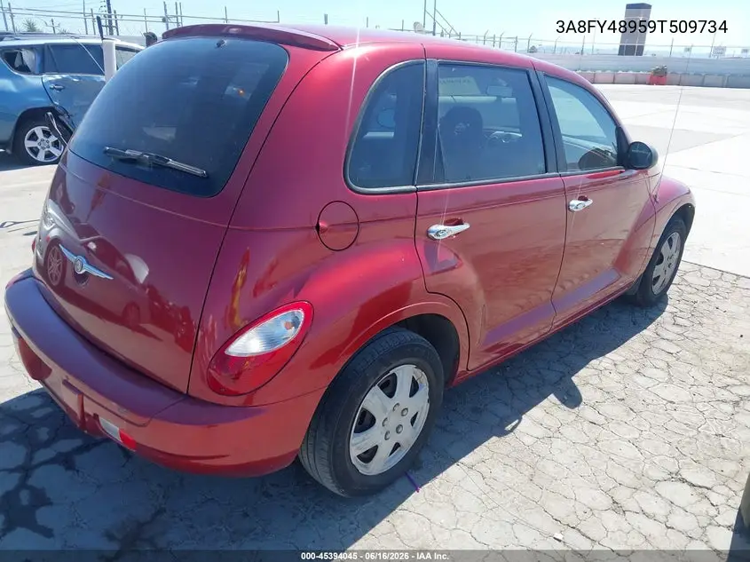 2009 Chrysler Pt Cruiser Lx VIN: 3A8FY48959T509734 Lot: 45394045