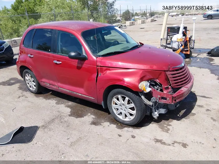 2009 Chrysler Pt Cruiser Touring VIN: 3A8FY58999T538143 Lot: 45448571