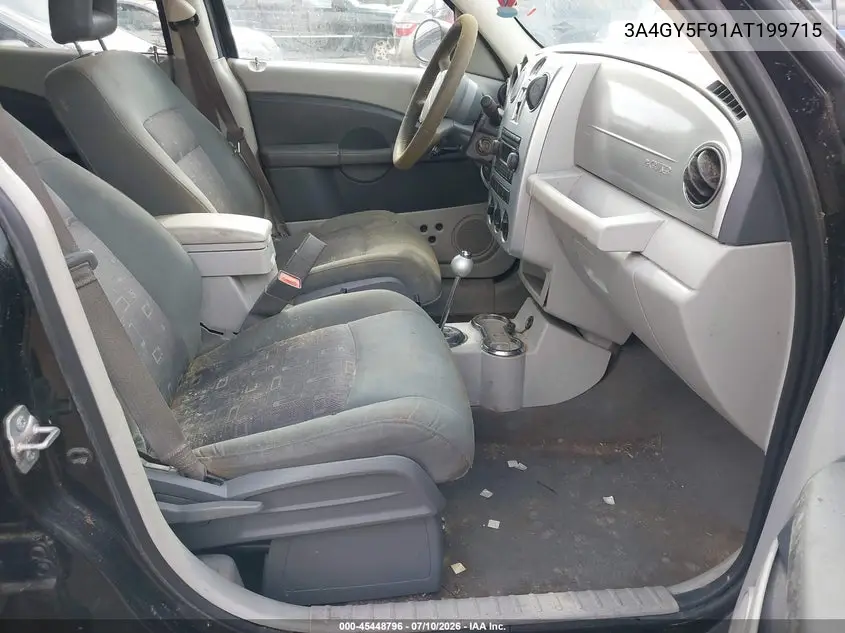 2010 Chrysler Pt Cruiser Classic VIN: 3A4GY5F91AT199715 Lot: 45448796