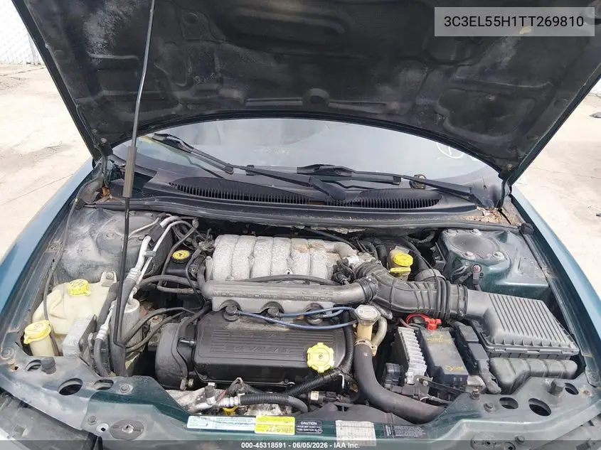 1996 Chrysler Sebring Jxi VIN: 3C3EL55H1TT269810 Lot: 45318591
