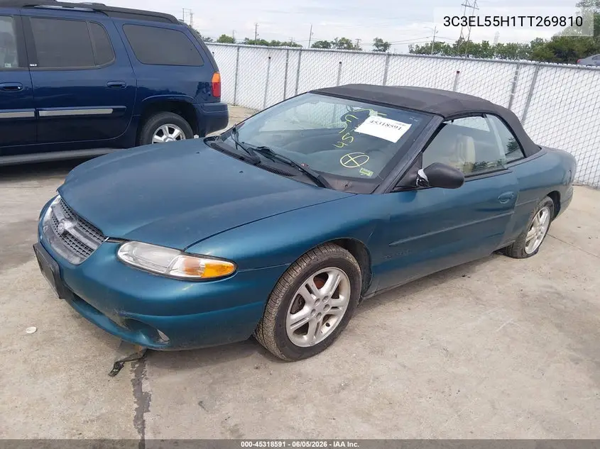 1996 Chrysler Sebring Jxi VIN: 3C3EL55H1TT269810 Lot: 45318591