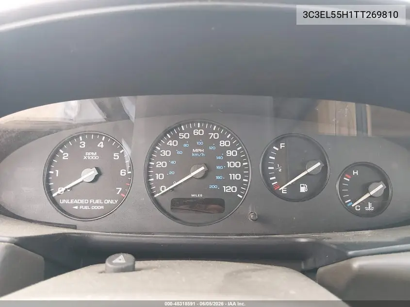 1996 Chrysler Sebring Jxi VIN: 3C3EL55H1TT269810 Lot: 45318591
