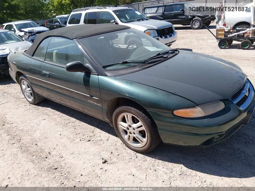 1997 Chrysler Sebring Jxi VIN: 3C3EL55H0VT521887 Lot: 45229958