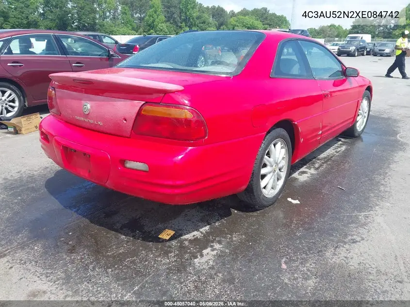 1999 Chrysler Sebring Lxi VIN: 4C3AU52N2XE084742 Lot: 45057040