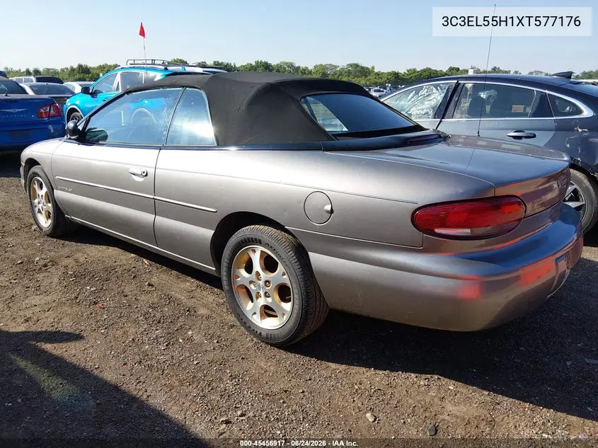 1999 Chrysler Sebring Jxi VIN: 3C3EL55H1XT577176 Lot: 45456917