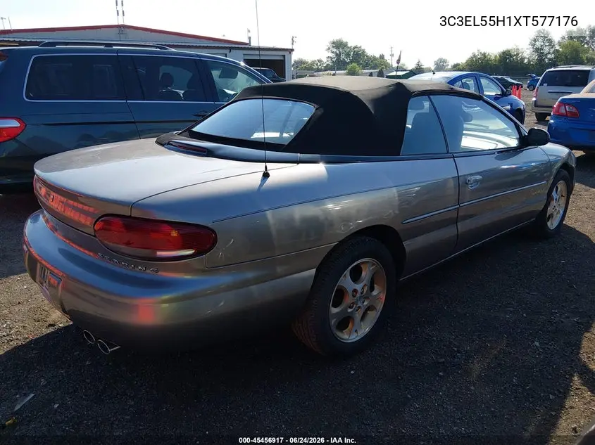 1999 Chrysler Sebring Jxi VIN: 3C3EL55H1XT577176 Lot: 45456917