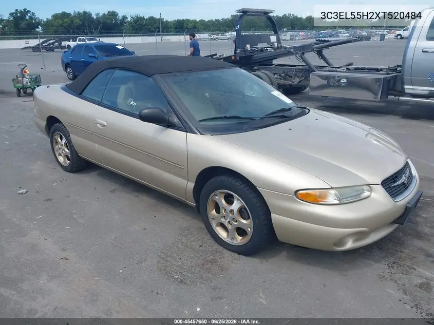 1999 Chrysler Sebring Jxi VIN: 3C3EL55H2XT520484 Lot: 45457650