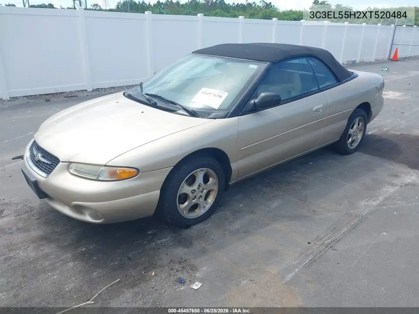 1999 Chrysler Sebring Jxi VIN: 3C3EL55H2XT520484 Lot: 45457650