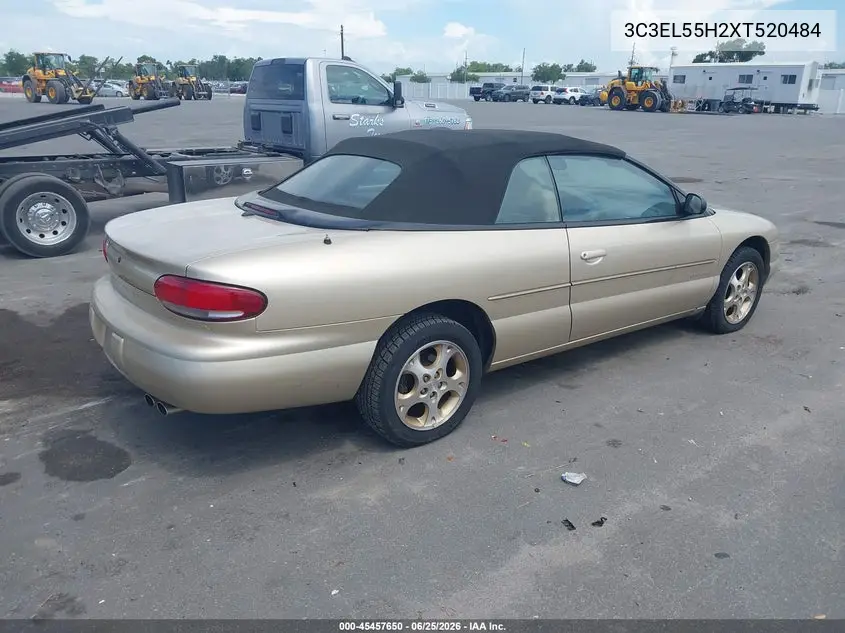 1999 Chrysler Sebring Jxi VIN: 3C3EL55H2XT520484 Lot: 45457650