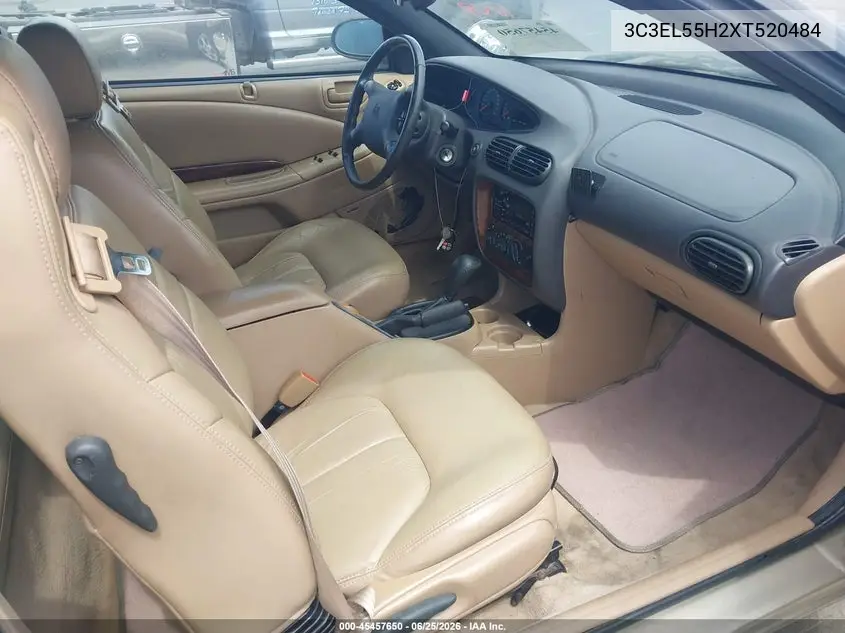 1999 Chrysler Sebring Jxi VIN: 3C3EL55H2XT520484 Lot: 45457650