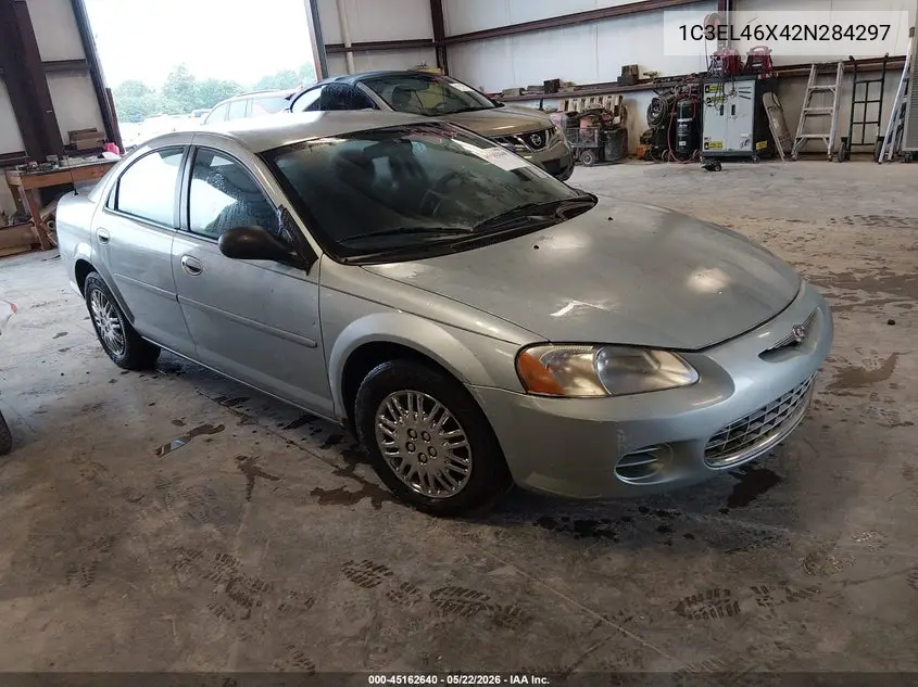 2002 Chrysler Sebring Lx/Lx Plus VIN: 1C3EL46X42N284297 Lot: 45162640