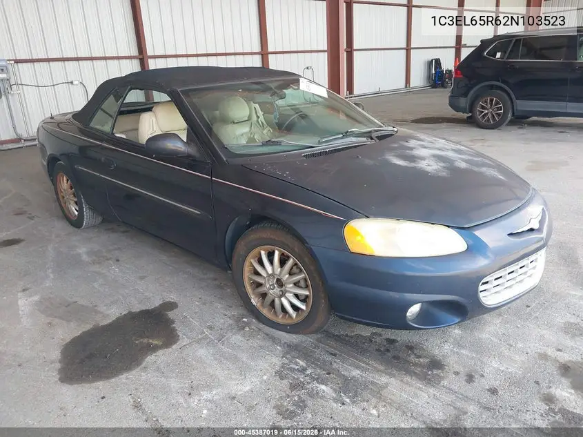 2002 Chrysler Sebring Limited VIN: 1C3EL65R62N103523 Lot: 45387019