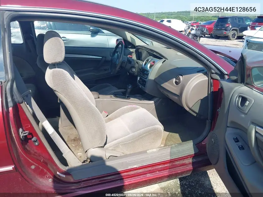 2004 Chrysler Sebring Limited VIN: 4C3AG52H44E128656 Lot: 45201037