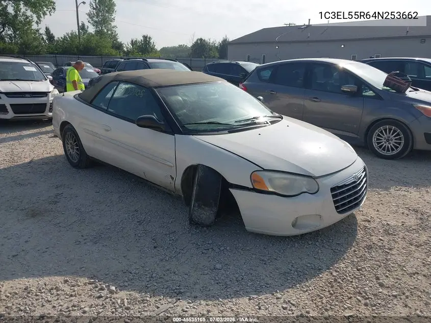 2004 Chrysler Sebring Lxi VIN: 1C3EL55R64N253662 Lot: 45535105