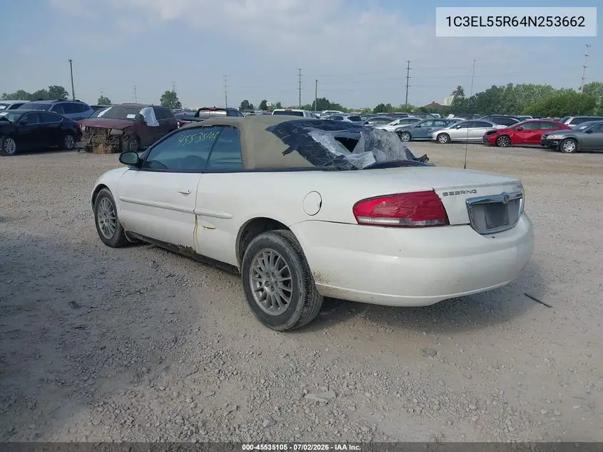 2004 Chrysler Sebring Lxi VIN: 1C3EL55R64N253662 Lot: 45535105
